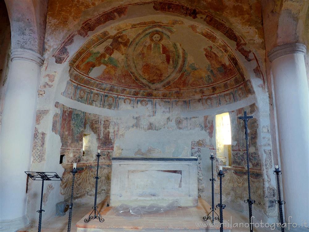 Netro (Biella, Italy) - Central apse of the Cemetery church of Santa Maria Assunta